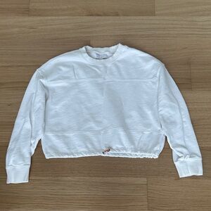 Spiritual Gangster White Crew Neck Sweater